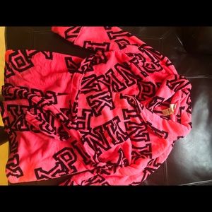 Pink Victoria’s Secret robe